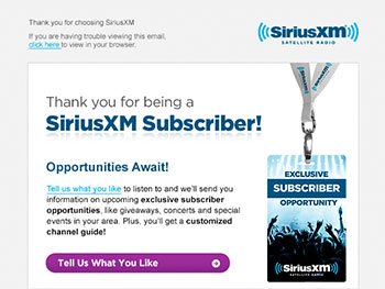 Welcome Email